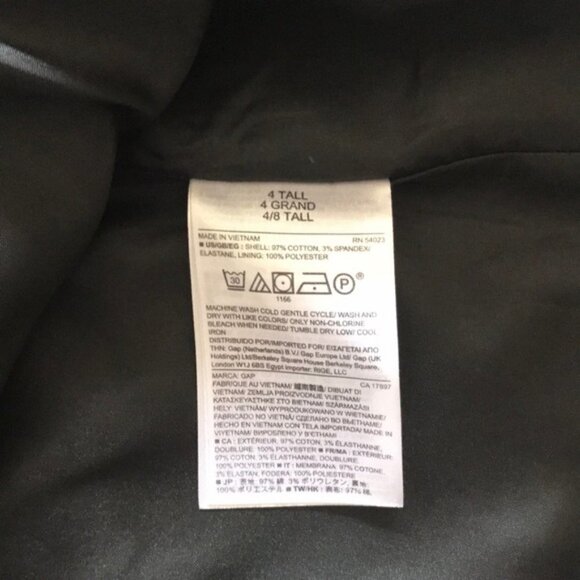 GAP Black Wrap Skirt - Picture 6 of 7